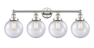 Beacon - 4 Light - 35 inch - Polished Nickel - Bath Vanity Light (616-4W-PN-G204-8)
