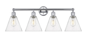 Berkshire - 4 Light - 35 inch - Polished Chrome - Bath Vanity Light (616-4W-PC-GBC-84)
