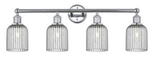 Bridal Veil - 4 Light - 32 inch - Polished Chrome - Bath Vanity Light (616-4W-PC-G559-5SM)