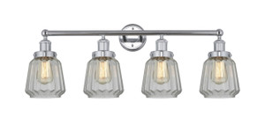 Chatham - 4 Light - 34 inch - Polished Chrome - Bath Vanity Light (616-4W-PC-G142)