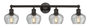 Fenton - 4 Light - 34 inch - Oil Rubbed Bronze - Bath Vanity Light (616-4W-OB-G92)