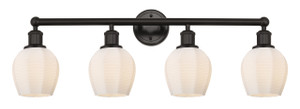 Norfolk - 4 Light - 33 inch - Oil Rubbed Bronze - Bath Vanity Light (616-4W-OB-G461-6)