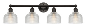 Dayton - 4 Light - 33 inch - Oil Rubbed Bronze - Bath Vanity Light (616-4W-OB-G412)