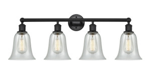 Hanover - 4 Light - 33 inch - Matte Black - Bath Vanity Light (616-4W-BK-G2812)
