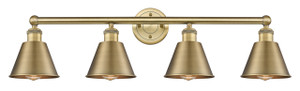 Smithfield - 4 Light - 34 inch - Brushed Brass - Bath Vanity Light (616-4W-BB-M8-BB)