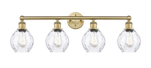 Waverly - 4 Light - 33 inch - Brushed Brass - Bath Vanity Light (616-4W-BB-G362)
