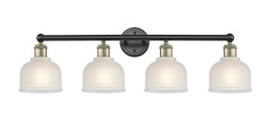 Dayton - 4 Light - 33 inch - Black Antique Brass - Bath Vanity Light (616-4W-BAB-G411)