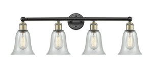Hanover - 4 Light - 33 inch - Black Antique Brass - Bath Vanity Light (616-4W-BAB-G2812)