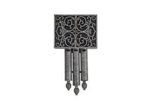 Westminster Carved Short Chime in Hand Painted Renaissance Crackle (CA3-RC)