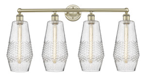 Windham - 4 Light - 34 inch - Antique Brass - Bath Vanity Light (616-4W-AB-G684-7)