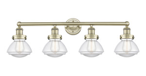Olean - 4 Light - 34 inch - Antique Brass - Bath Vanity Light (616-4W-AB-G322)