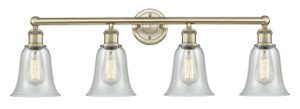 Hanover - 4 Light - 33 inch - Antique Brass - Bath Vanity Light (616-4W-AB-G2812)