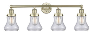 Bellmont - 4 Light - 33 inch - Antique Brass - Bath Vanity Light (616-4W-AB-G192)