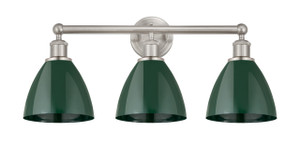 Plymouth - 3 Light - 26 inch - Satin Nickel - Bath Vanity Light (616-3W-SN-MBD-75-GR)
