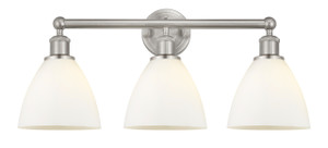 Bristol - 3 Light - 26 inch - Brushed Satin Nickel - Bath Vanity Light (616-3W-SN-GBD-751)