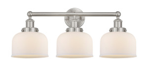 Bell - 3 Light - 26 inch - Brushed Satin Nickel - Bath Vanity Light (616-3W-SN-G71)