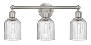 Bridal Veil - 3 Light - 23 inch - Brushed Satin Nickel - Bath Vanity Light (616-3W-SN-G559-5SDY)