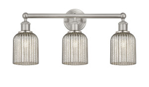 Bridal Veil - 3 Light - 23 inch - Brushed Satin Nickel - Bath Vanity Light (616-3W-SN-G559-5ME)