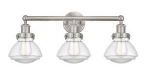 Olean - 3 Light - 25 inch - Brushed Satin Nickel - Bath Vanity Light (616-3W-SN-G322)