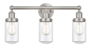 Dover - 3 Light - 23 inch - Brushed Satin Nickel - Bath Vanity Light (616-3W-SN-G312)