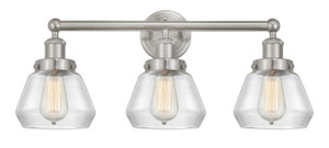 Fulton - 3 Light - 25 inch - Brushed Satin Nickel - Bath Vanity Light (616-3W-SN-G172)