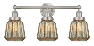 Chatham - 3 Light - 25 inch - Brushed Satin Nickel - Bath Vanity Light (616-3W-SN-G146)
