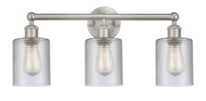 Cobbleskill - 3 Light - 23 inch - Brushed Satin Nickel - Bath Vanity Light (616-3W-SN-G112)