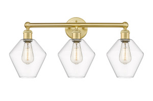Cindyrella - 3 Light - 26 inch - Satin Gold - Bath Vanity Light (616-3W-SG-G652-8)