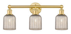 Bridal Veil - 3 Light - 23 inch - Satin Gold - Bath Vanity Light (616-3W-SG-G559-5ME)