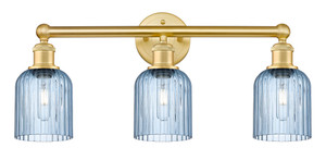 Bridal Veil - 3 Light - 23 inch - Satin Gold - Bath Vanity Light (616-3W-SG-G559-5BL)