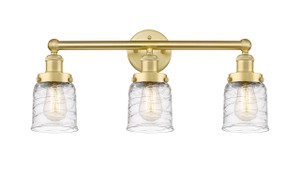 Bell - 3 Light - 23 inch - Satin Gold - Bath Vanity Light (616-3W-SG-G513)