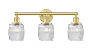 Colton - 3 Light - 24 inch - Satin Gold - Bath Vanity Light (616-3W-SG-G302)