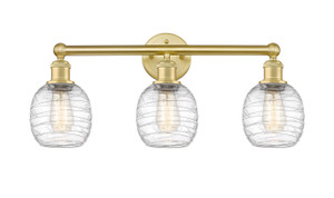 Belfast - 3 Light - 24 inch - Satin Gold - Bath Vanity Light (616-3W-SG-G1013)