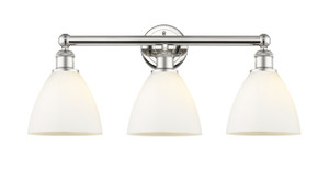 Bristol - 3 Light - 26 inch - Polished Nickel - Bath Vanity Light (616-3W-PN-GBD-751)