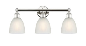 Castile - 3 Light - 24 inch - Polished Nickel - Bath Vanity Light (616-3W-PN-G381)