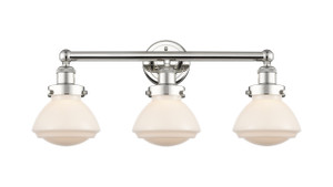 Olean - 3 Light - 25 inch - Polished Nickel - Bath Vanity Light (616-3W-PN-G321)