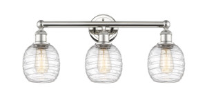 Belfast - 3 Light - 24 inch - Polished Nickel - Bath Vanity Light (616-3W-PN-G1013)