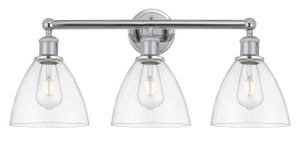 Bristol - 3 Light - 26 inch - Polished Chrome - Bath Vanity Light (616-3W-PC-GBD-752)