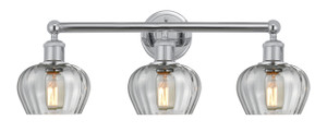 Fenton - 3 Light - 25 inch - Polished Chrome - Bath Vanity Light (616-3W-PC-G92)