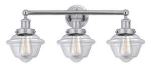 Oxford - 3 Light - 25 inch - Polished Chrome - Bath Vanity Light (616-3W-PC-G532)