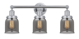 Bell - 3 Light - 23 inch - Polished Chrome - Bath Vanity Light (616-3W-PC-G53)