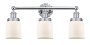 Bell - 3 Light - 23 inch - Polished Chrome - Bath Vanity Light (616-3W-PC-G51)