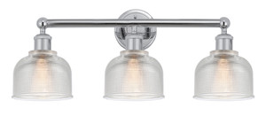 Dayton - 3 Light - 24 inch - Polished Chrome - Bath Vanity Light (616-3W-PC-G412)