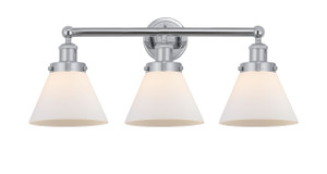 Cone - 3 Light - 26 inch - Polished Chrome - Bath Vanity Light (616-3W-PC-G41)
