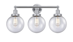 Beacon - 3 Light - 26 inch - Polished Chrome - Bath Vanity Light (616-3W-PC-G204-8)