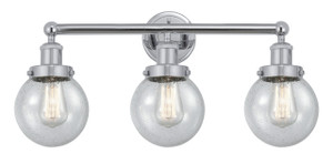 Beacon - 3 Light - 24 inch - Polished Chrome - Bath Vanity Light (616-3W-PC-G204-6)