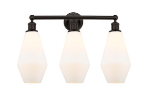 Cindyrella - 3 Light - 25 inch - Oil Rubbed Bronze - Bath Vanity Light (616-3W-OB-G651-7)