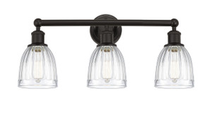 Brookfield - 3 Light - 24 inch - Oil Rubbed Bronze - Bath Vanity Light (616-3W-OB-G442)