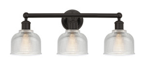 Dayton - 3 Light - 24 inch - Oil Rubbed Bronze - Bath Vanity Light (616-3W-OB-G412)