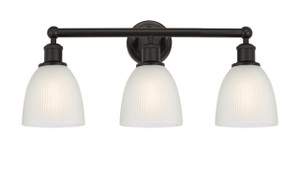 Castile - 3 Light - 24 inch - Oil Rubbed Bronze - Bath Vanity Light (616-3W-OB-G381)